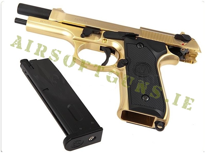 M92-Beretta Fotos - M92 Beretta Fully Automatic Gas Airsoft Pistol By Hfc Demo